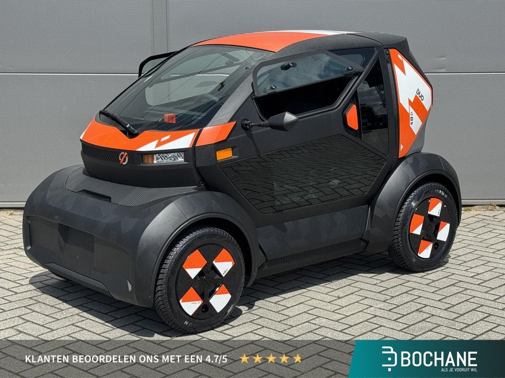 Mobilize 80 Evo Duo | 80 KM/H | 100% ELEKTRISCH | 2 PERSOONS, Auto's, Overige Auto's, Met garantie (alle), Zwart, Origineel Nederlands