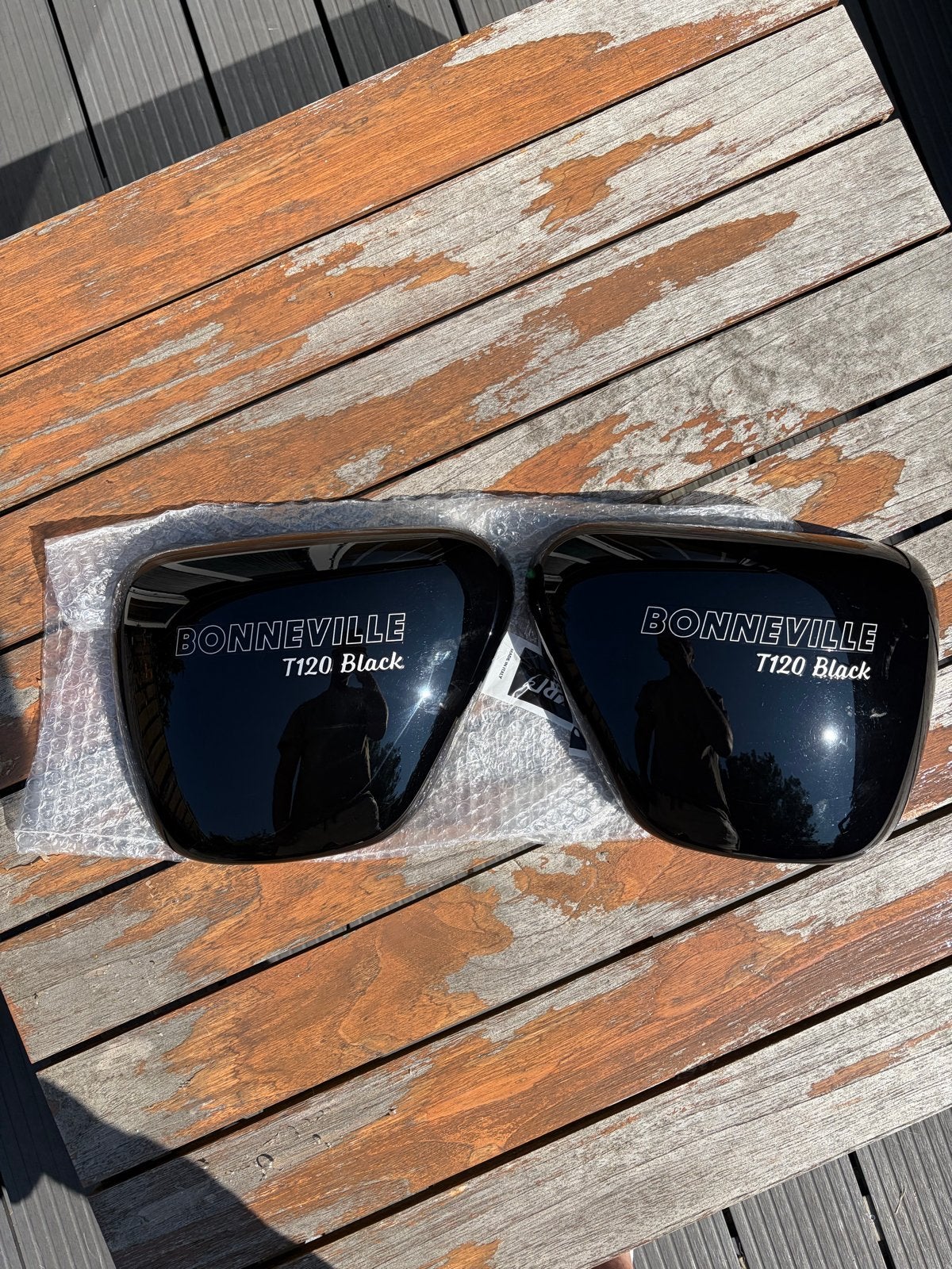 Triumph Bonneville T120 Black zijpanelen, Ophalen of Verzenden, Gebruikt