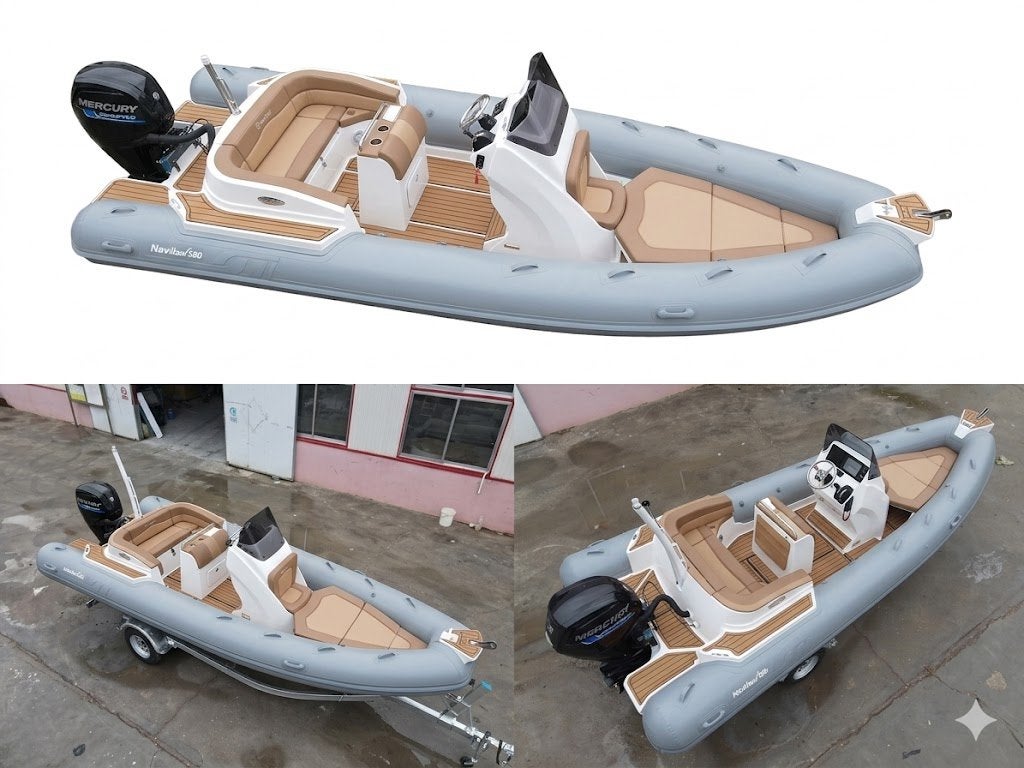 Navisoul 580 Pro RIB 2026 – Hypalon, hydraulische besturing, Overige brandstoffen, 100 cm, Nieuw, 6 m