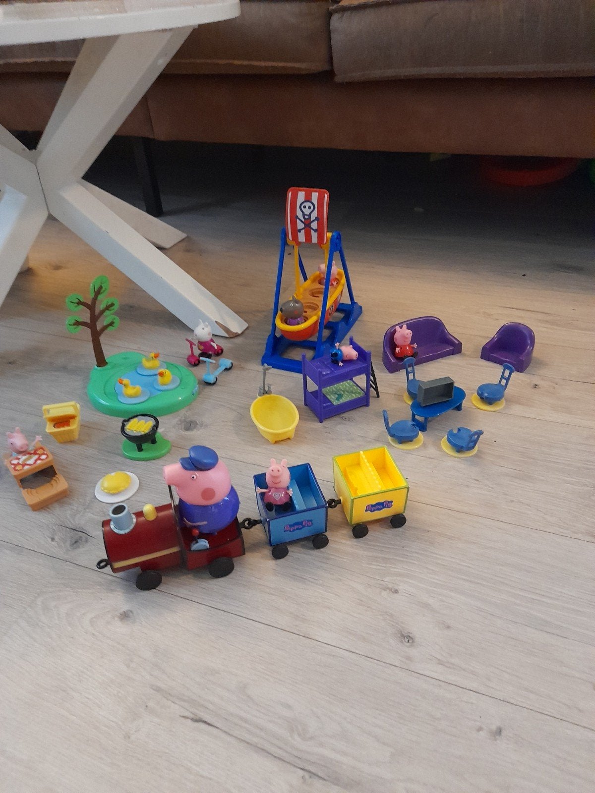 Peppa Pig Speelset: Trein, Huismeubels & Meer!, Ophalen of Verzenden, Jongen of Meisje