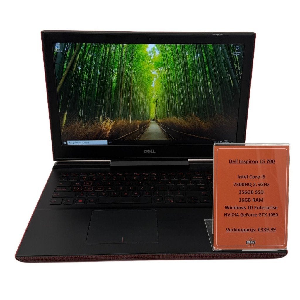 Dell Inspiron 15 7000 Laptop | i5-7300 256GB 16GB GTX 1050 |, Computers en Software, 256 GB, Met videokaart, 2 tot 3 Ghz, Dordrecht@usedproducts.nl