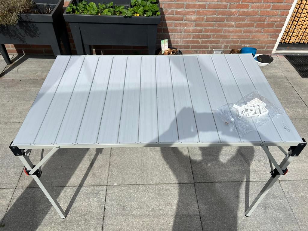 Bardani campingtafel aluminium i.z.g.st., Ophalen, Zo goed als nieuw, Campingtafel