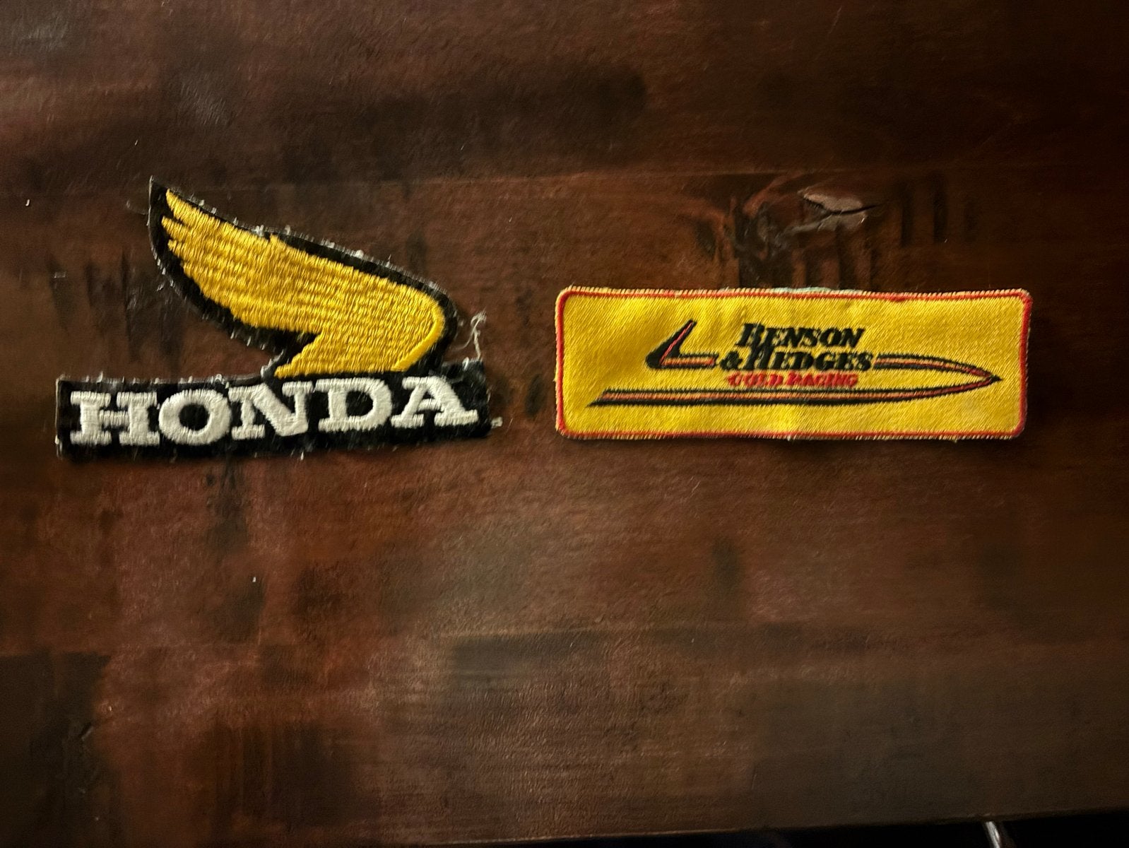 Vintage Honda Vleugel Patch - 50 jaar oud, ongebruikt, Ophalen of Verzenden, Nieuw, Motoren