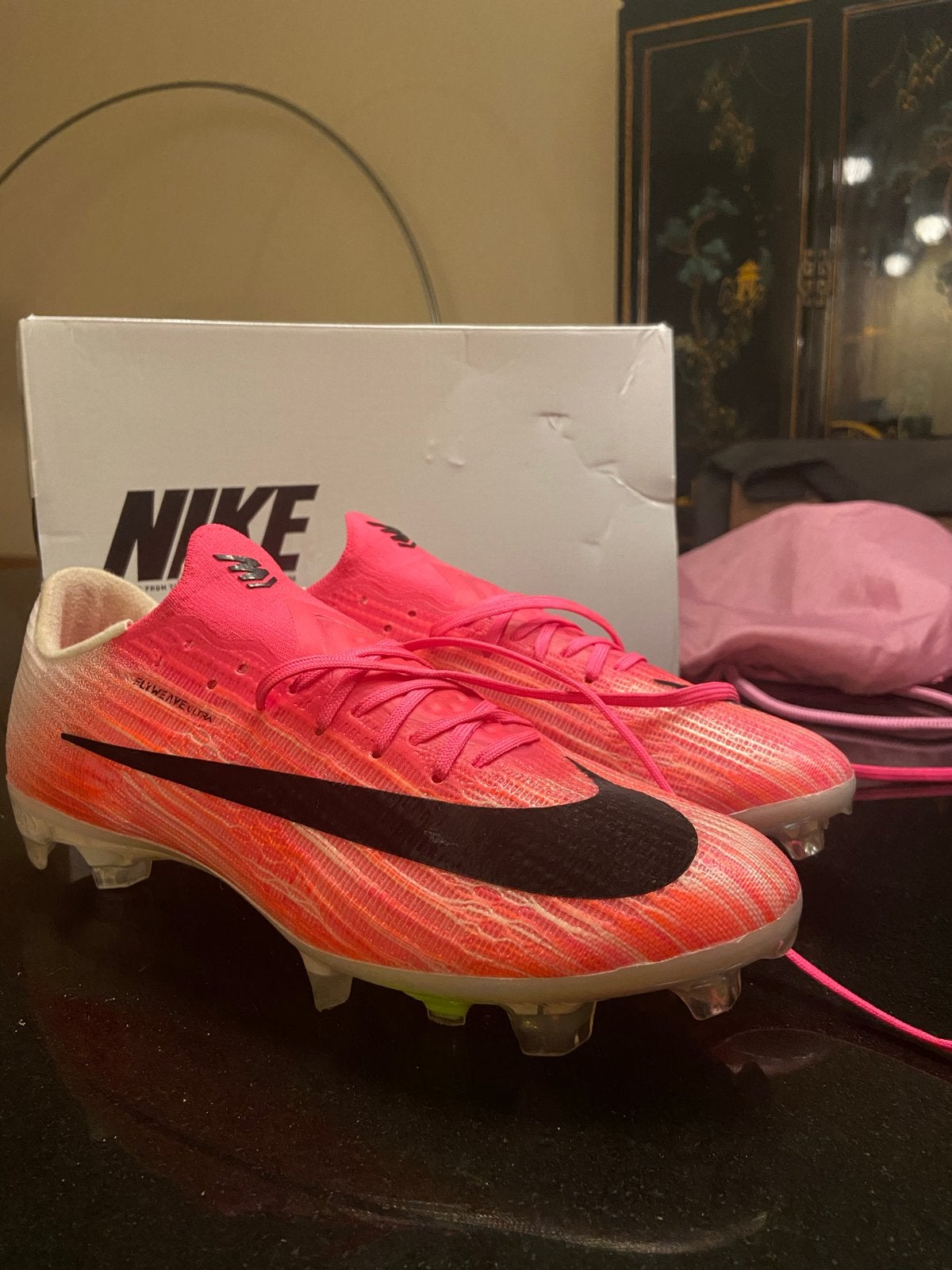 Nike Mercurial Vapor 15 Elite FG Roze Voetbalschoenen, Verzenden, Maat XS of kleiner, Schoenen, Zo goed als nieuw