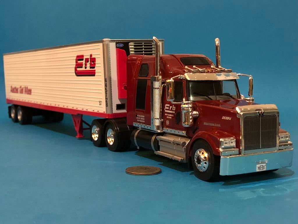 Western Star 4900 & lange trailer Erb! Nieuw & doos! KIJK!, Ophalen of Verzenden, Nieuw, Bus of Vrachtwagen