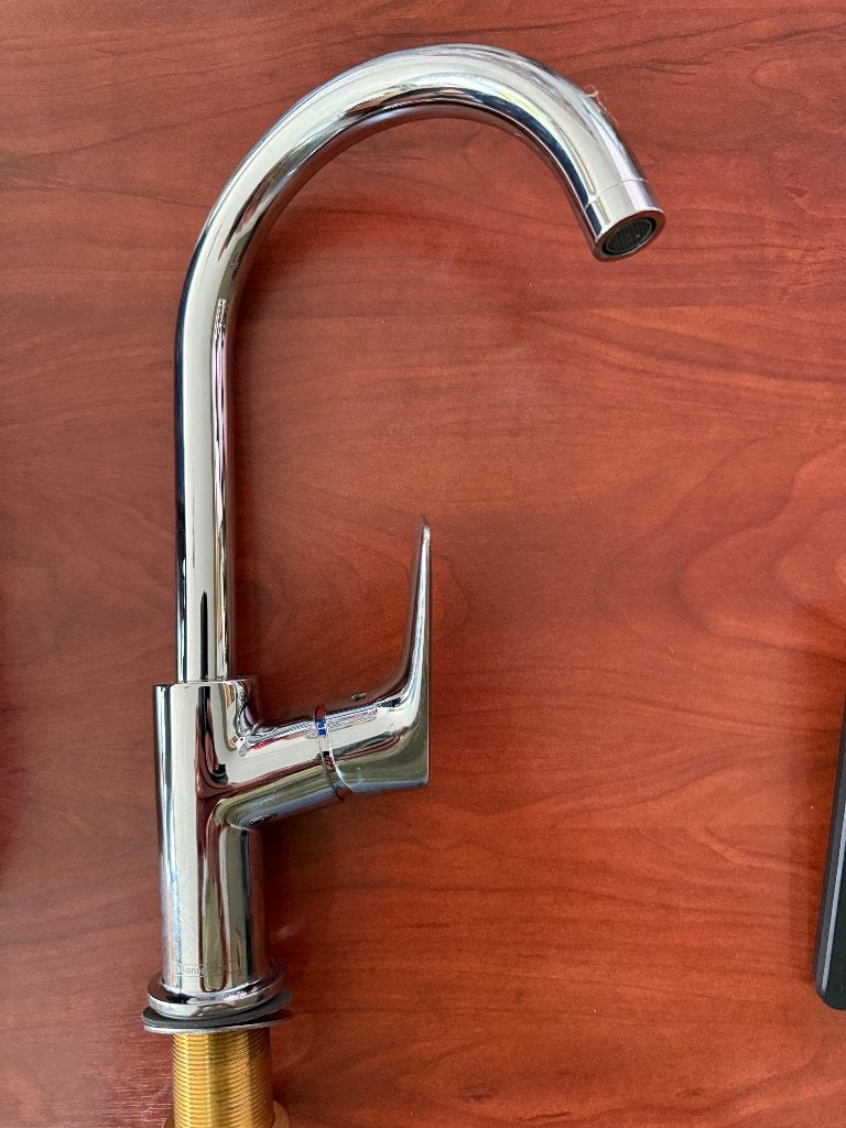 Hansgrohe wastafelkraan, Ophalen of Verzenden, Zo goed als nieuw, Chroom, Kraan