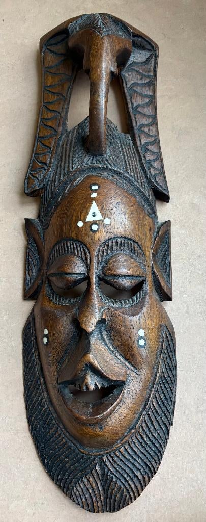 Groot Afrikaans masker, 55 cm, Ophalen of Verzenden