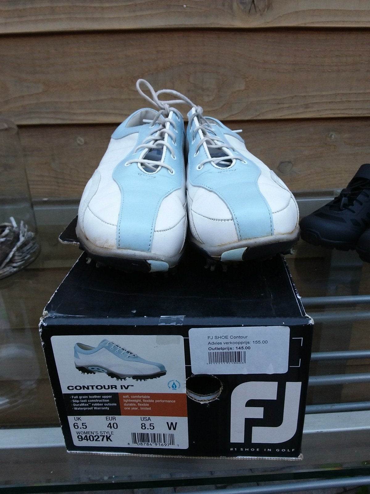 Dames  golfschoenen, leer, Ophalen, Gebruikt, Schoenen