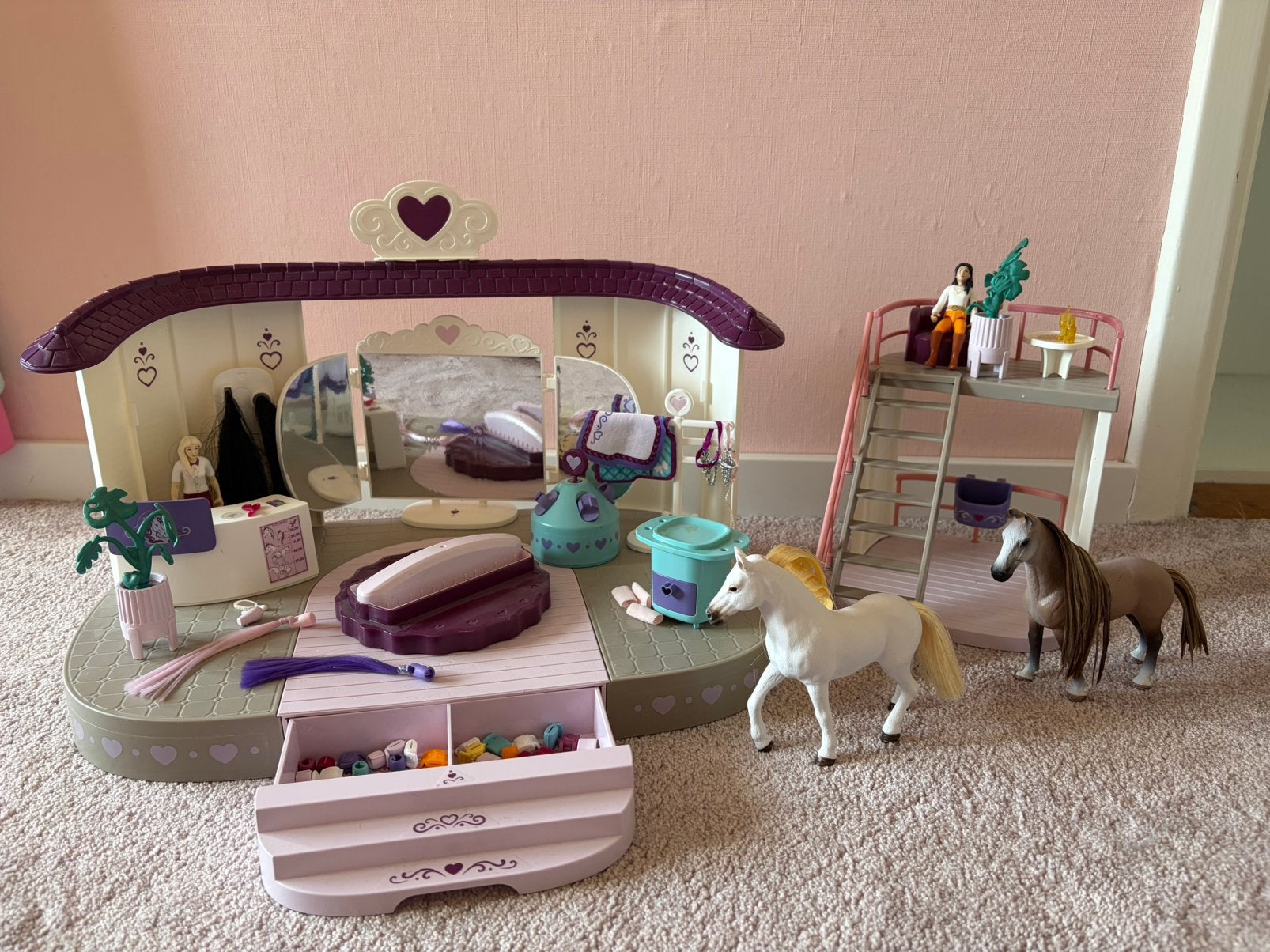 Schleich horse club beauty salon, Ophalen, Gebruikt, Jongen of Meisje