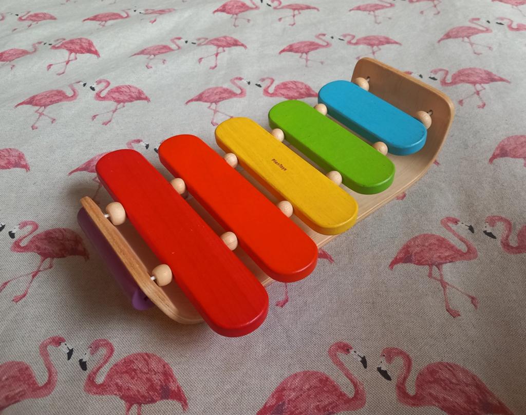 Xylofoon kind hout plantoys, Kinderen en Baby's, Speelgoed | Houten speelgoed, Ophalen of Verzenden, Gebruikt, Overige typen