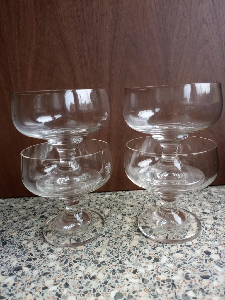 4 IJs/Cocktail Coupes, Ophalen of Verzenden