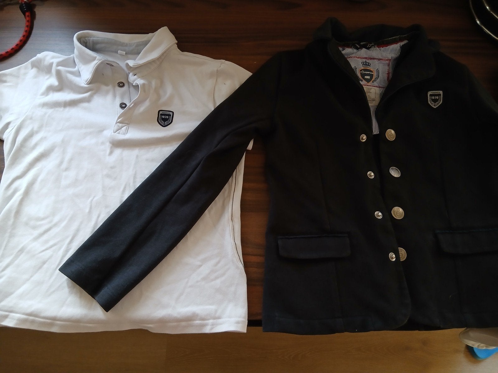 Kinder wedstrijd kleding, paardrijden, dressuur., Ophalen, Dressuur, Bovenkleding