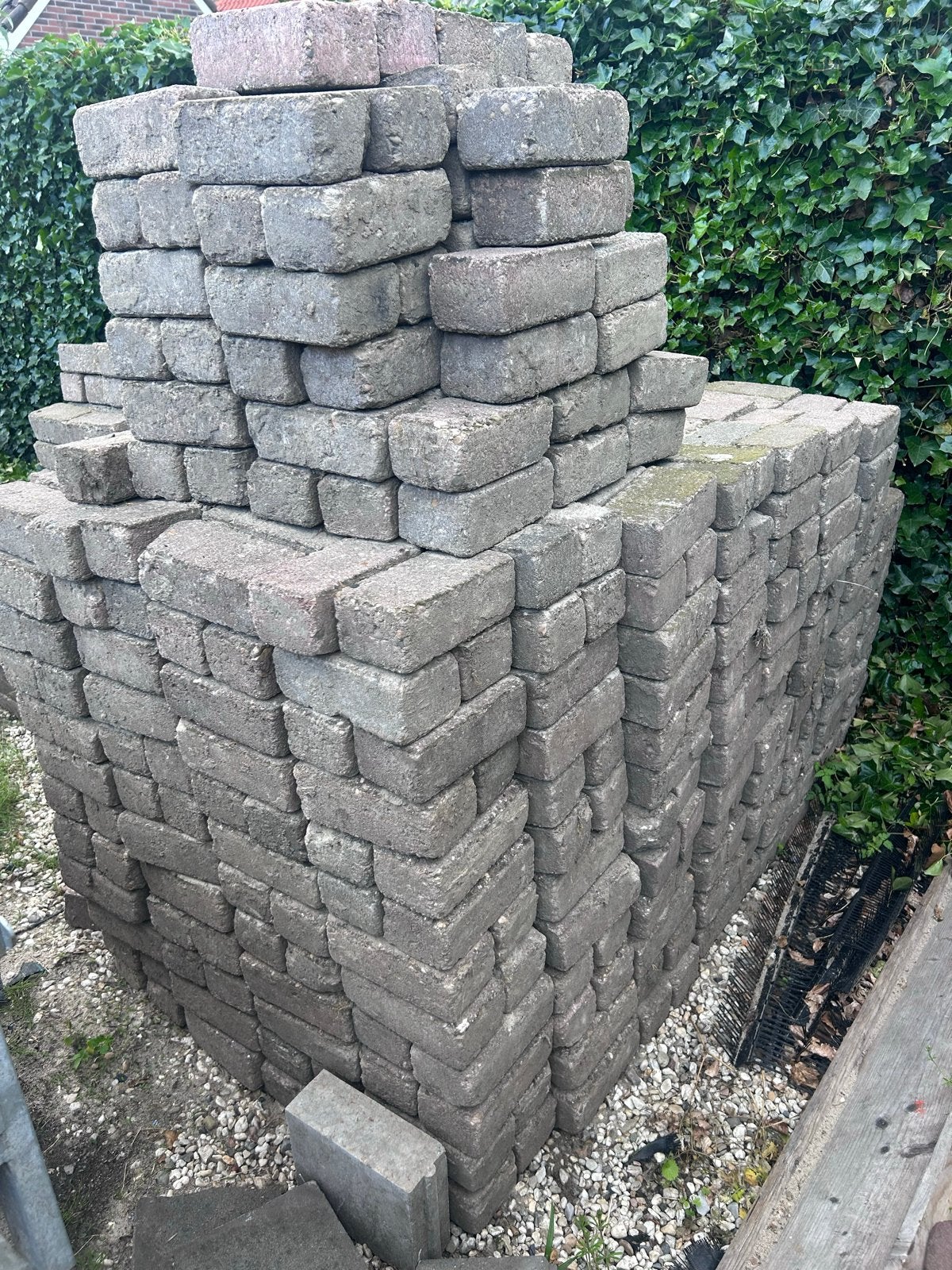 Klinkers - 25 m² - Klaar voor gebruik, Tuin en Terras, Tegels en Klinkers, Ophalen, Gebruikt, Klinkers, 10 m² of meer