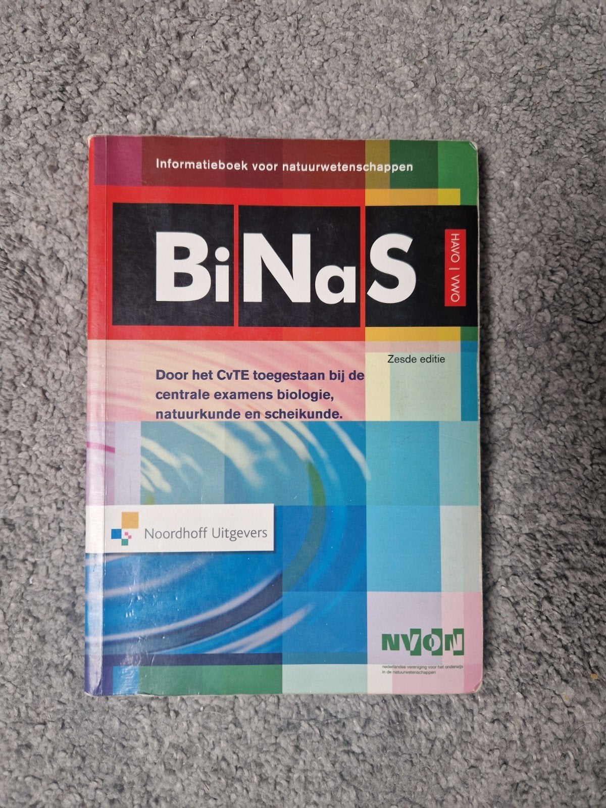 BiNaS Informatieboek Natuurwetenschappen HAVO/VWO 6e editie, Ophalen of Verzenden, Beta, Gelezen, HBO