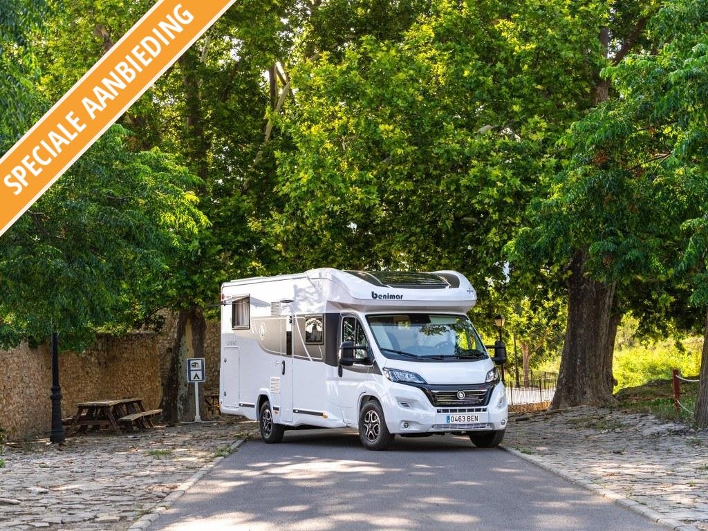 Benimar Tessoro 463 Peugeot BEURS SUPERSTUNT!!, Caravans en Kamperen, Campers, Ringverwarming, Afzuigkap, L-zit, Benimar