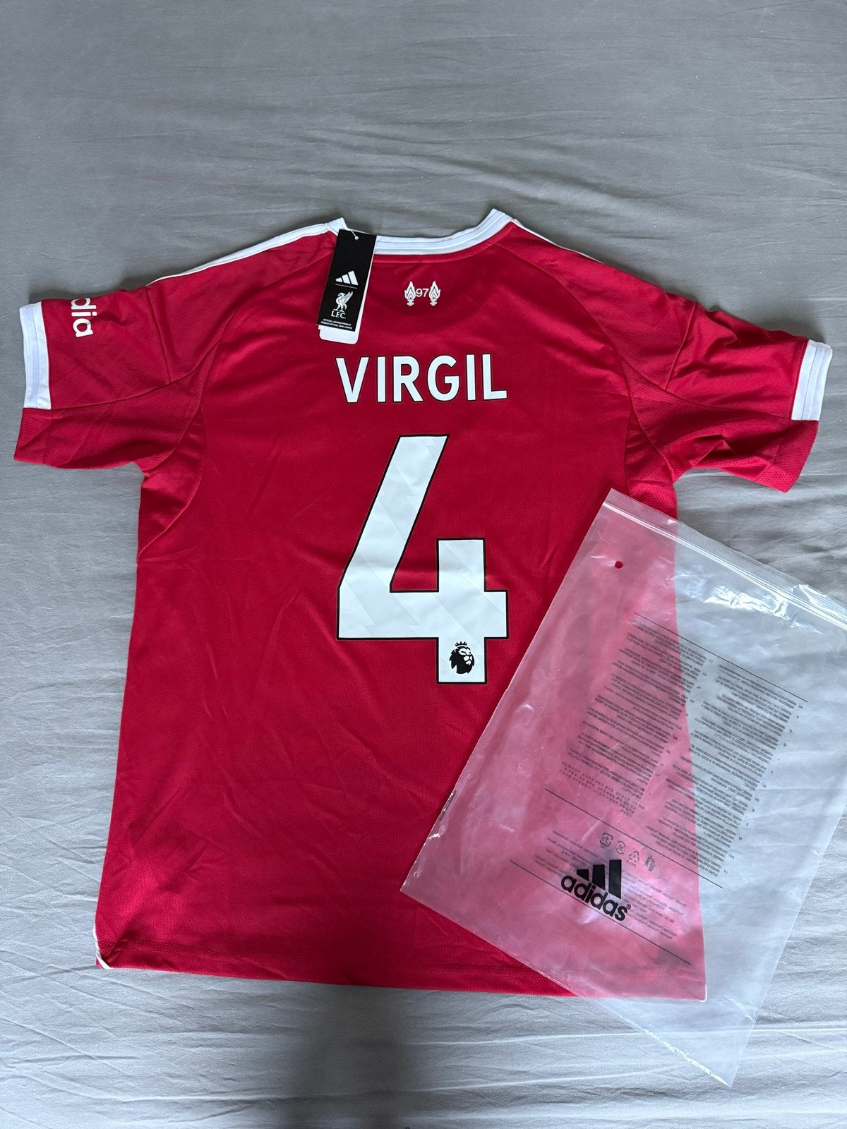 Liverpool Thuisshirt Virgil van Dijk - Maat M - Nieuw, Maat 48/50 (M), Nieuw, Ophalen of Verzenden, Voetbal