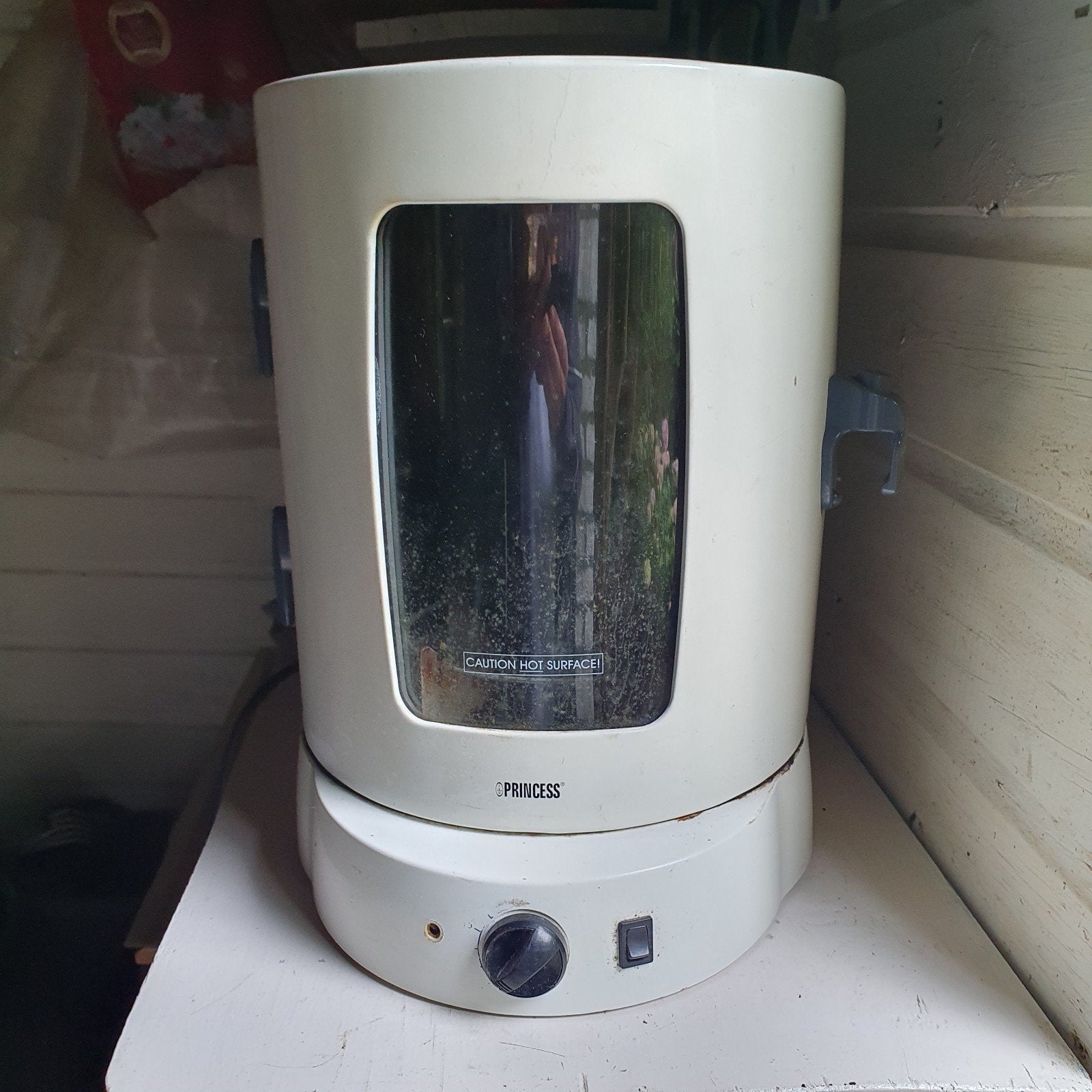Vintage Rotisserie Grill - Perfect voor Kip en Kebab, Ophalen, Gebruikt