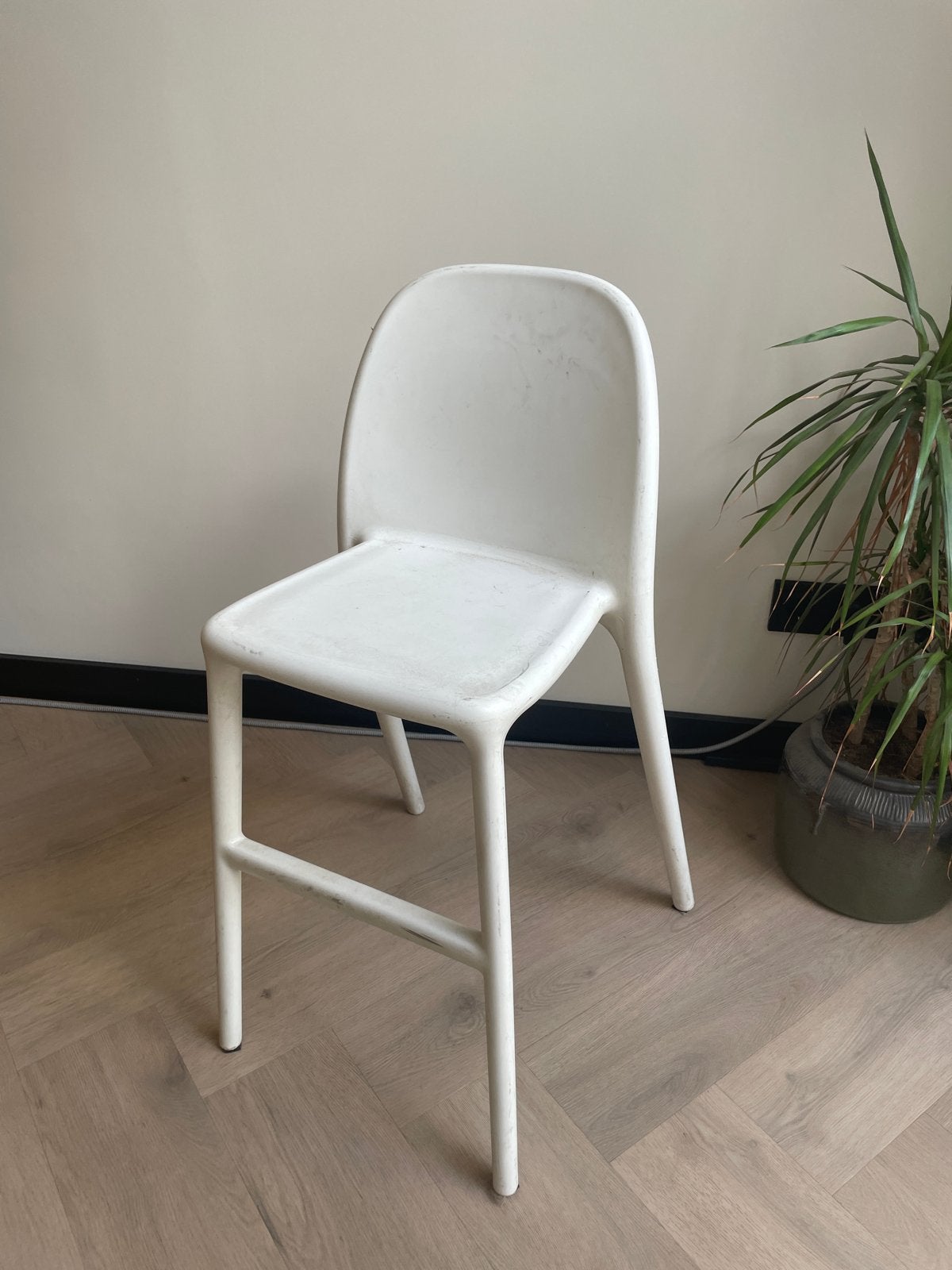 IKEA URBAN stoel - Wit, Kinderen en Baby's, Ophalen, Gebruikt