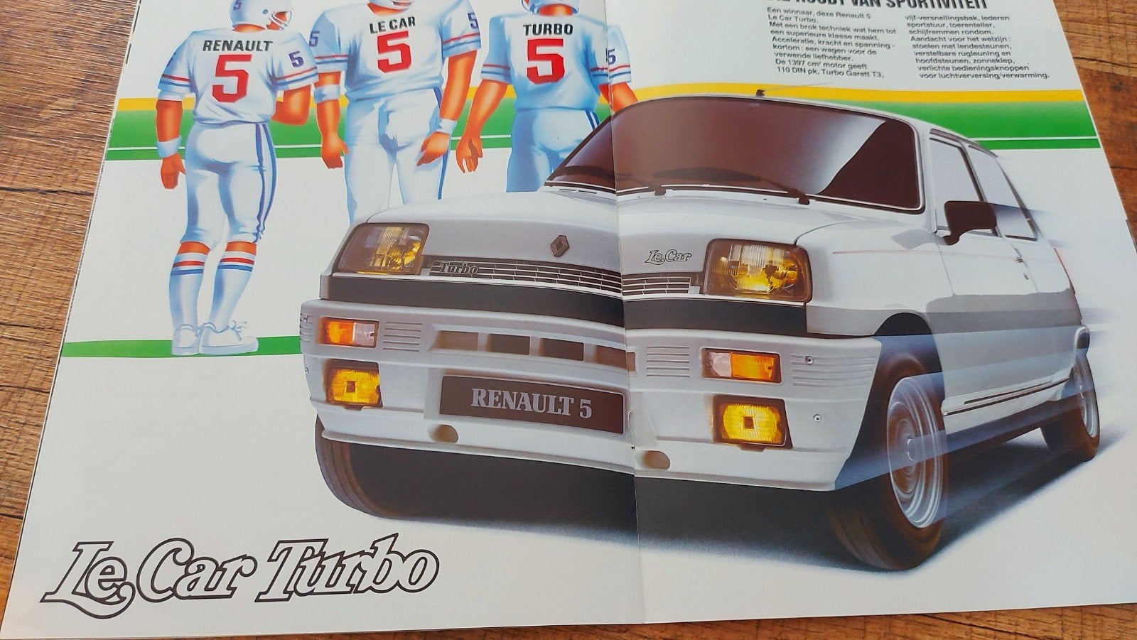 Prachtige 1985 Renault 5 Le Car folder, Ophalen of Verzenden, Zo goed als nieuw, Renault