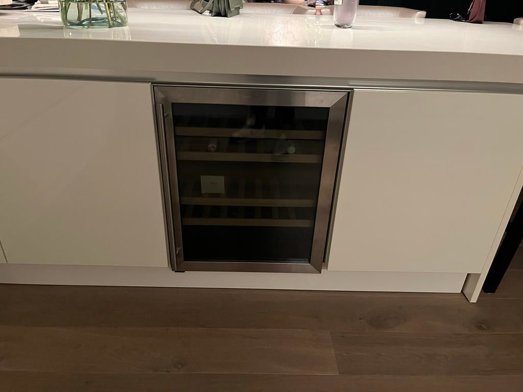 Schreuder&Waterman wijnklimaatkast 2 zones, Minder dan 85 cm, Ophalen of Verzenden, Minder dan 75 liter, 45 tot 60 cm