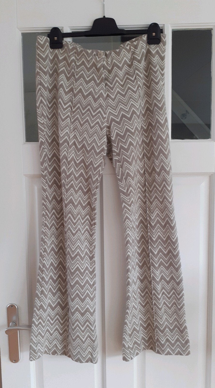 Gardeur flared broek met mooie print maat 44, Meerkleurig, Maat 42/44 (L), Ophalen of Verzenden, Zo goed als nieuw