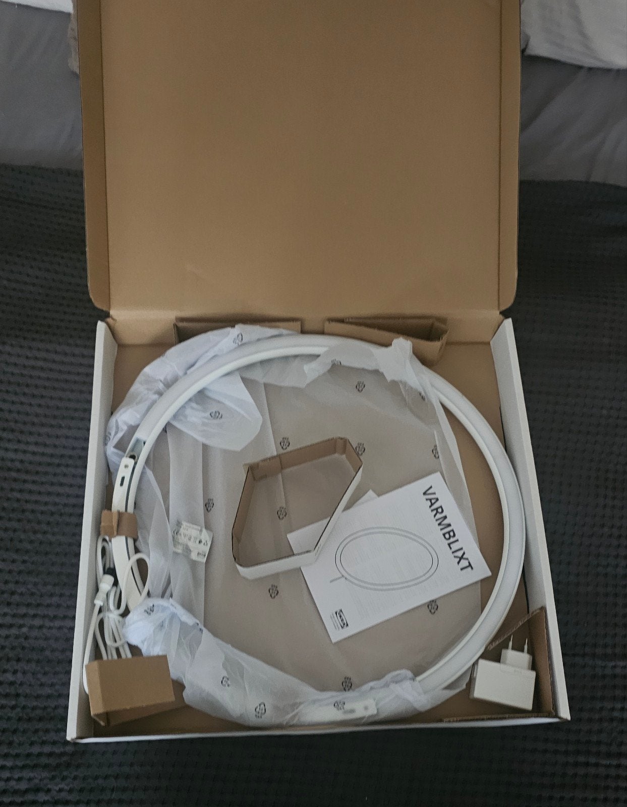 IKEA Varmblixt LED Wandlamp/Spiegel - Sabine Marcelis, Wit, Kunststof, Nieuw, Dimbaar