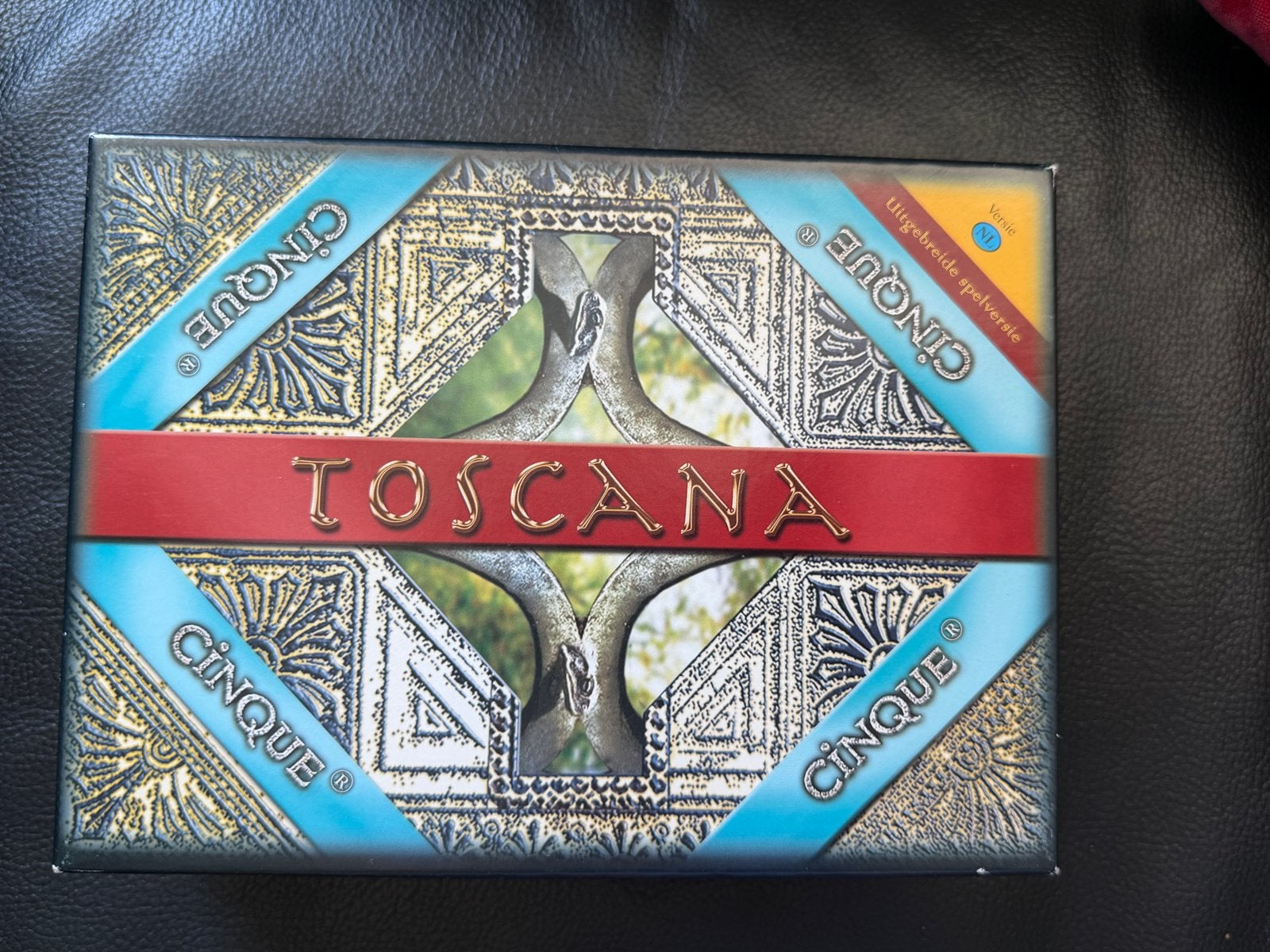 Cinque Toscana - Informatief kaartspel over Toscane, Een of twee spelers, Ophalen of Verzenden, Zo goed als nieuw
