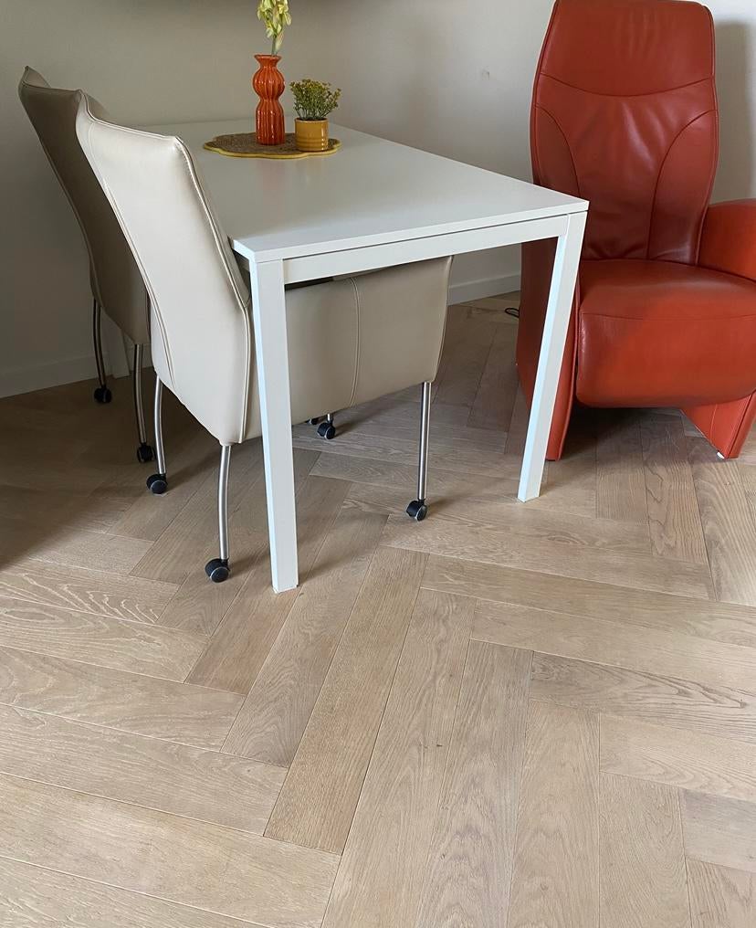 Keurige Ikea tafel 125X74 kleur wit super handige tafel, Huis en Inrichting, Ophalen, Zo goed als nieuw, Rechthoekig, 50 tot 100 cm