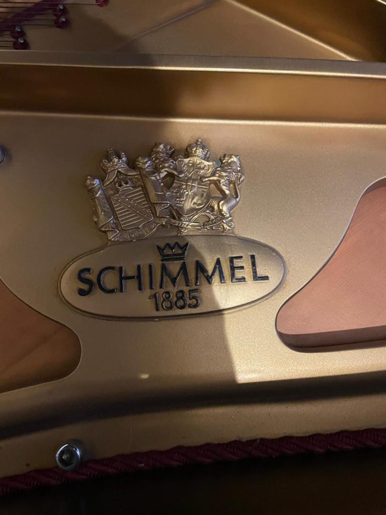 Vleugel Schimmel 174 T Zwart Hoogglans uit de jaren 80, Ophalen, Gebruikt, Overige genres, Overige soorten