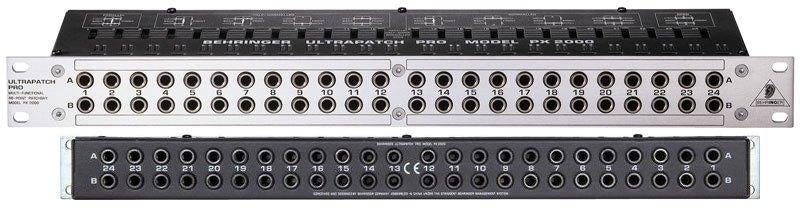 Behringer Ultrapatch Pro PX2000 | Patchbay 48-point 1U Rack, Ophalen, Gebruikt, Audio