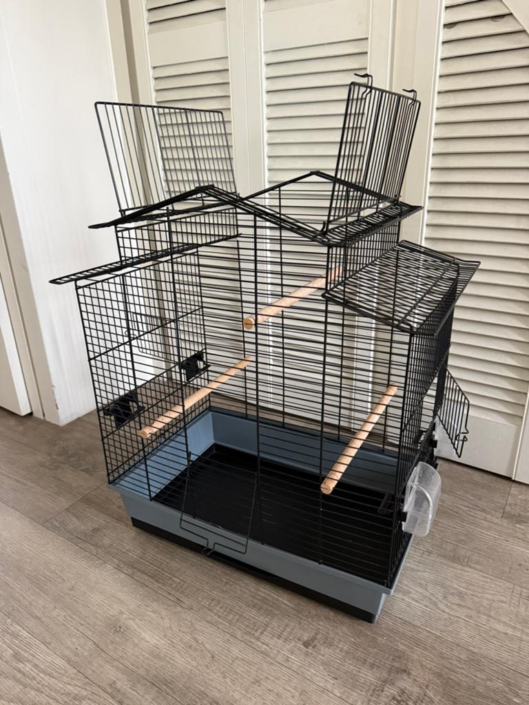 Vogelkooi Iza III - 58 x 38 x 65 cm, Dieren en Toebehoren, Ophalen, Zo goed als nieuw, Metaal, Vogelkooi