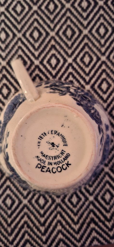 Servies societé Maastricht Peacock, Antiek en Kunst, Ophalen