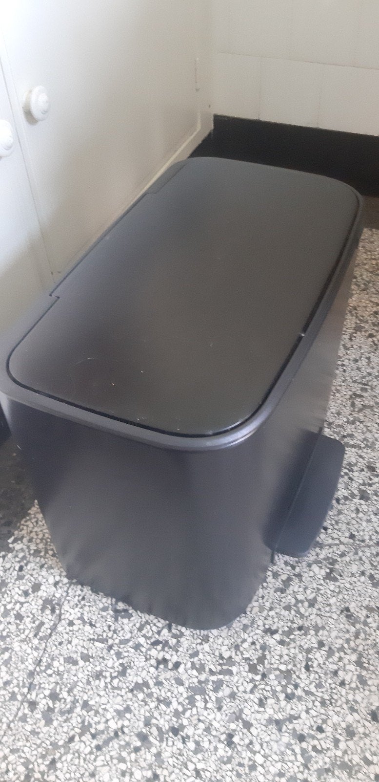 Brabantia Bo Touch Bin 23 en 11 Liter - Mat Zwart, Gebruikt, Met pedaal, 50 tot 75 cm, Ophalen of Verzenden