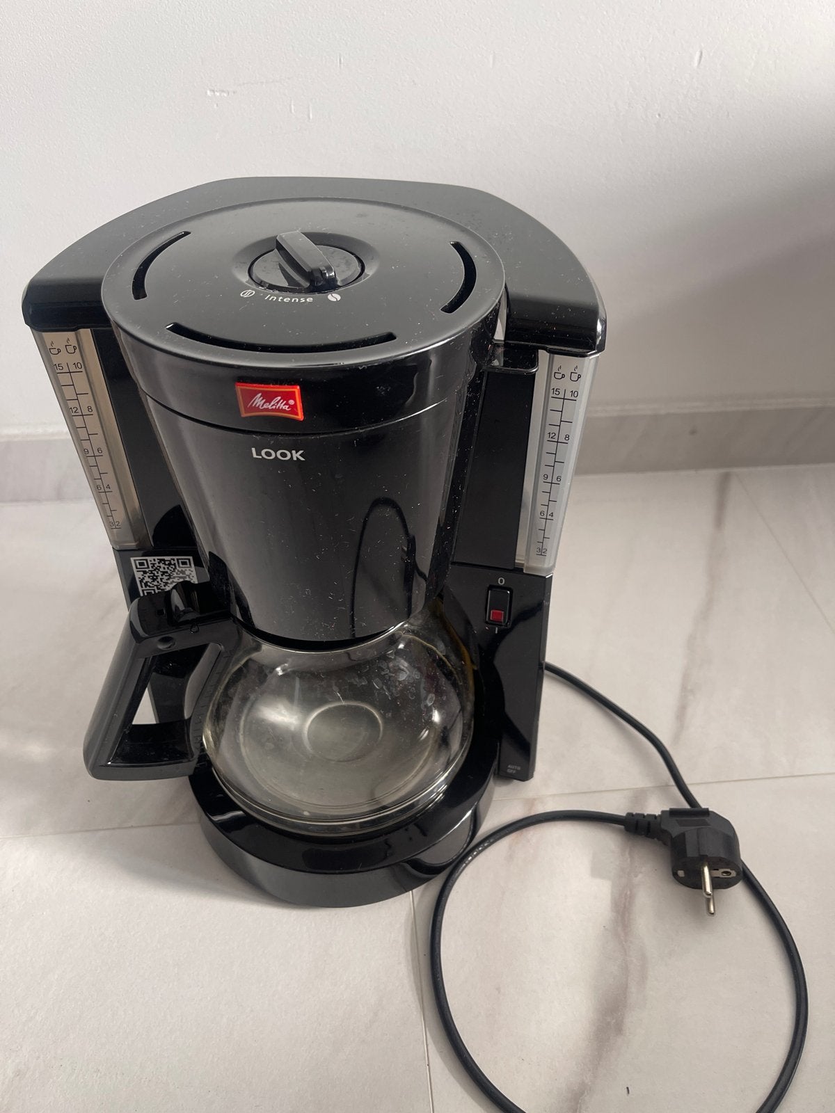 Melitta Look Koffiezetapparaat - Zwart, Gebruikt, Ophalen of Verzenden, Zo goed als nieuw