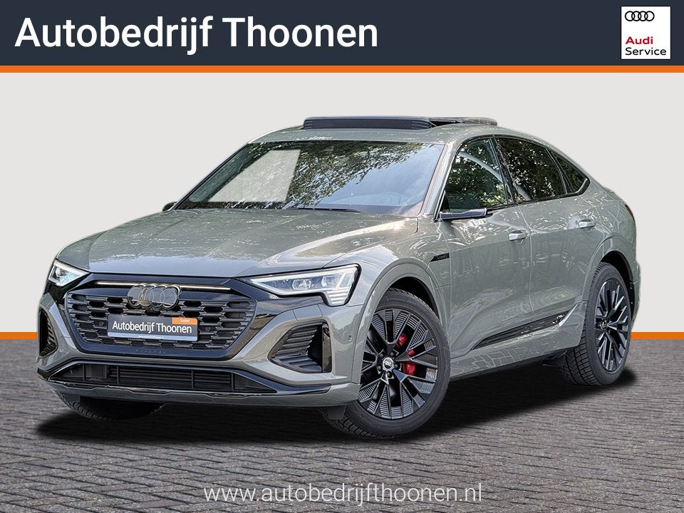 Audi Q8 Sportback e-tron 55 quattro S Edition 115 kWh | Pano, Auto's, Audi, Bedrijf, Te koop, Q8 e-tron, 4x4, ABS, Achteruitrijcamera