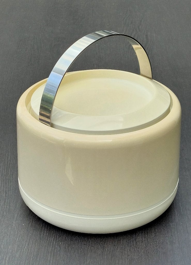 Vintage Stelton ijsemmer (240619), Huis en Inrichting, Ophalen of Verzenden, Gebruikt, Kunststof, Wit