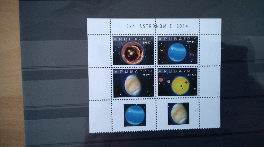 Aruba N.V.P.H. nr.766/769 ** Astronomie 2014., Postzegels en Munten, Postzegels | Volle albums en Verzamelingen, Verzenden, Buitenland