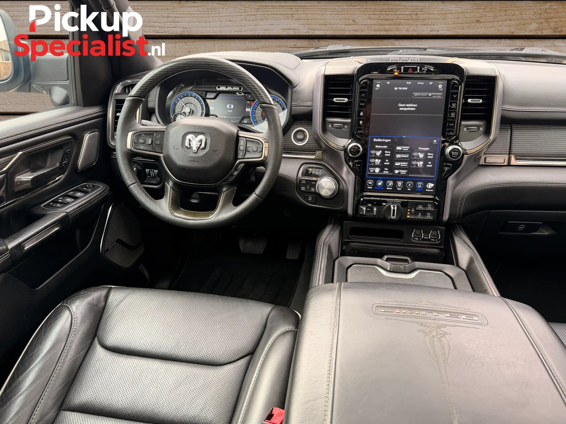Dodge Ram 1500 5.7 V8 4x4 Crew Cab Limited , ALLE OPTIES , H, Auto's, Dodge, Automaat, 5654 cc, Leder, Bedrijf