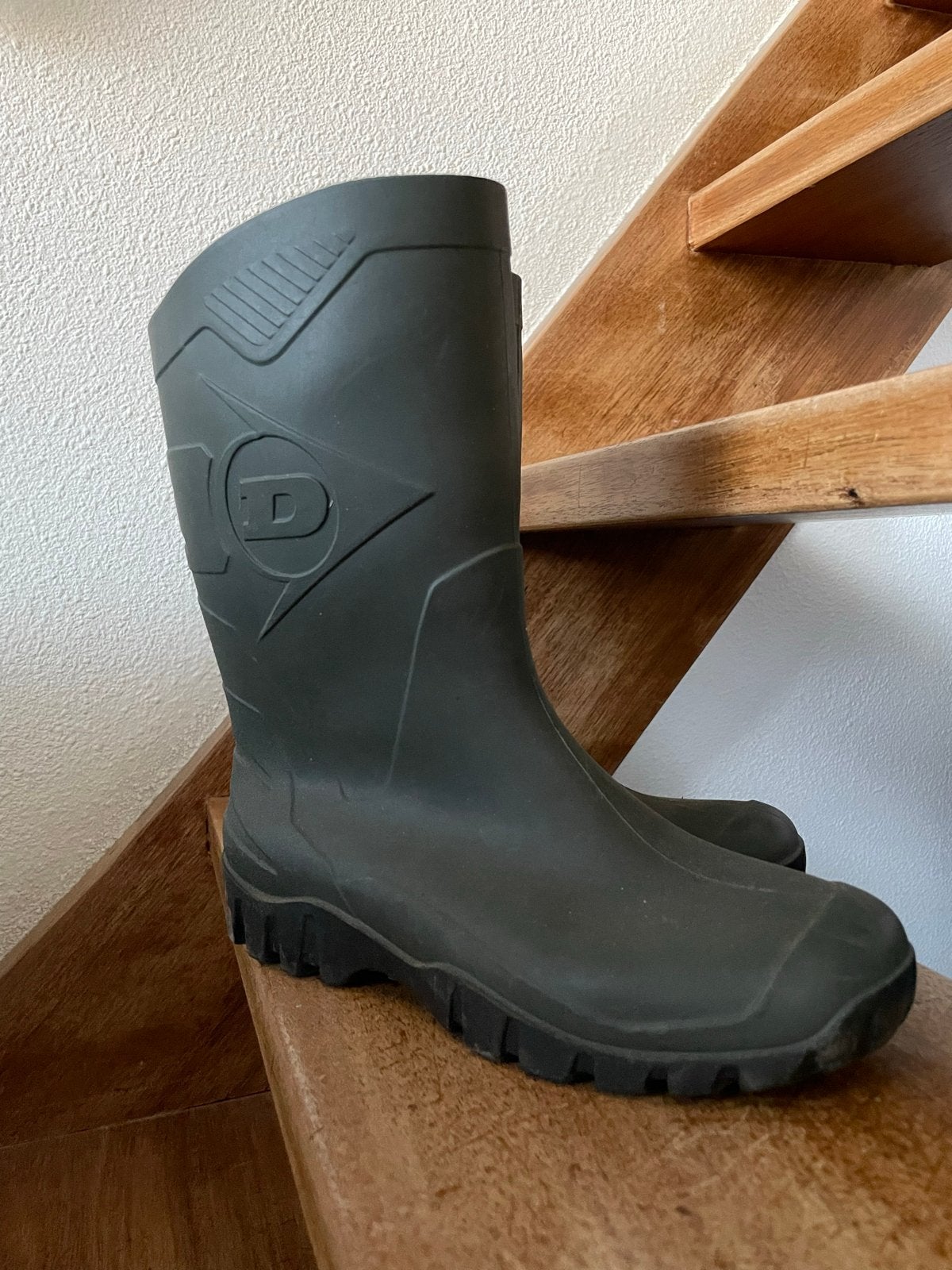 Dunlop regenlaarzen - Maat 39/40, Ophalen, Gedragen, Groen, Regenlaarzen