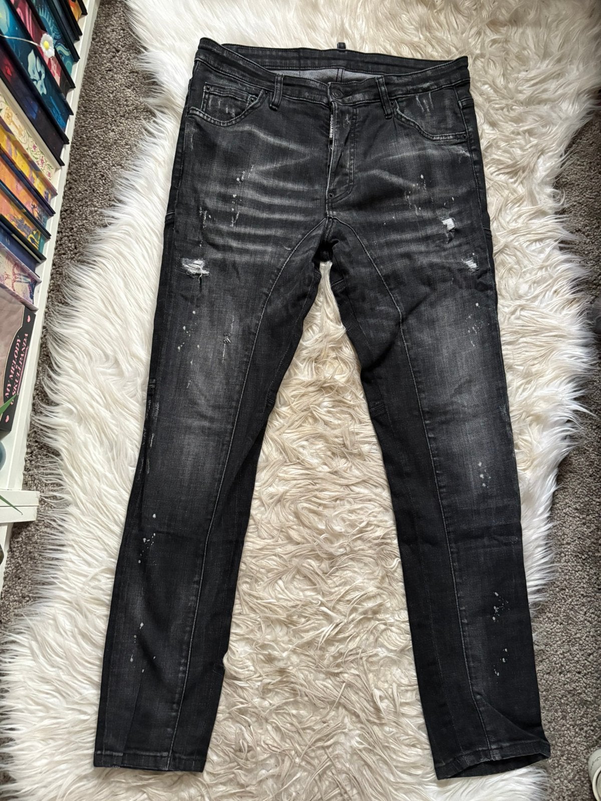 Dsquared spijkerbroek, Ophalen of Verzenden, Zo goed als nieuw, Blauw, W33 - W34 (confectie 48/50)