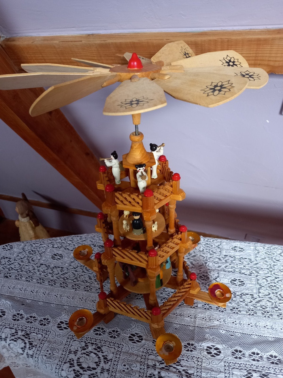Vintage Kerst Piramide Ertzgebergte Erzgebirge, Ophalen of Verzenden, Zo goed als nieuw