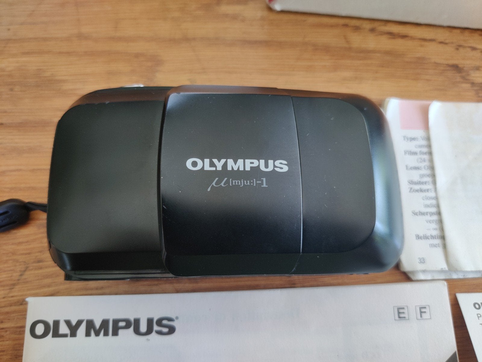 Nog in de originele doos Olympus MJU 1, Ophalen of Verzenden, Zo goed als nieuw, Compact, Olympus