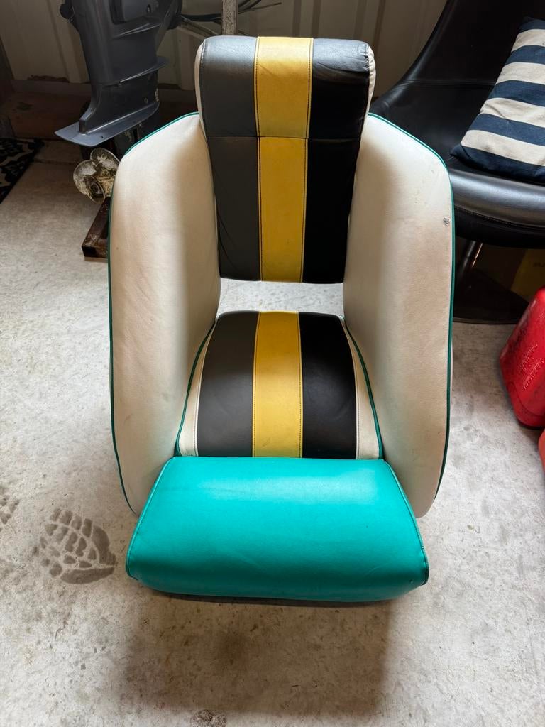 Te koop bootstoel kuipstoel speedboot vintage, Ophalen, Zo goed als nieuw, Interieur en Kussens