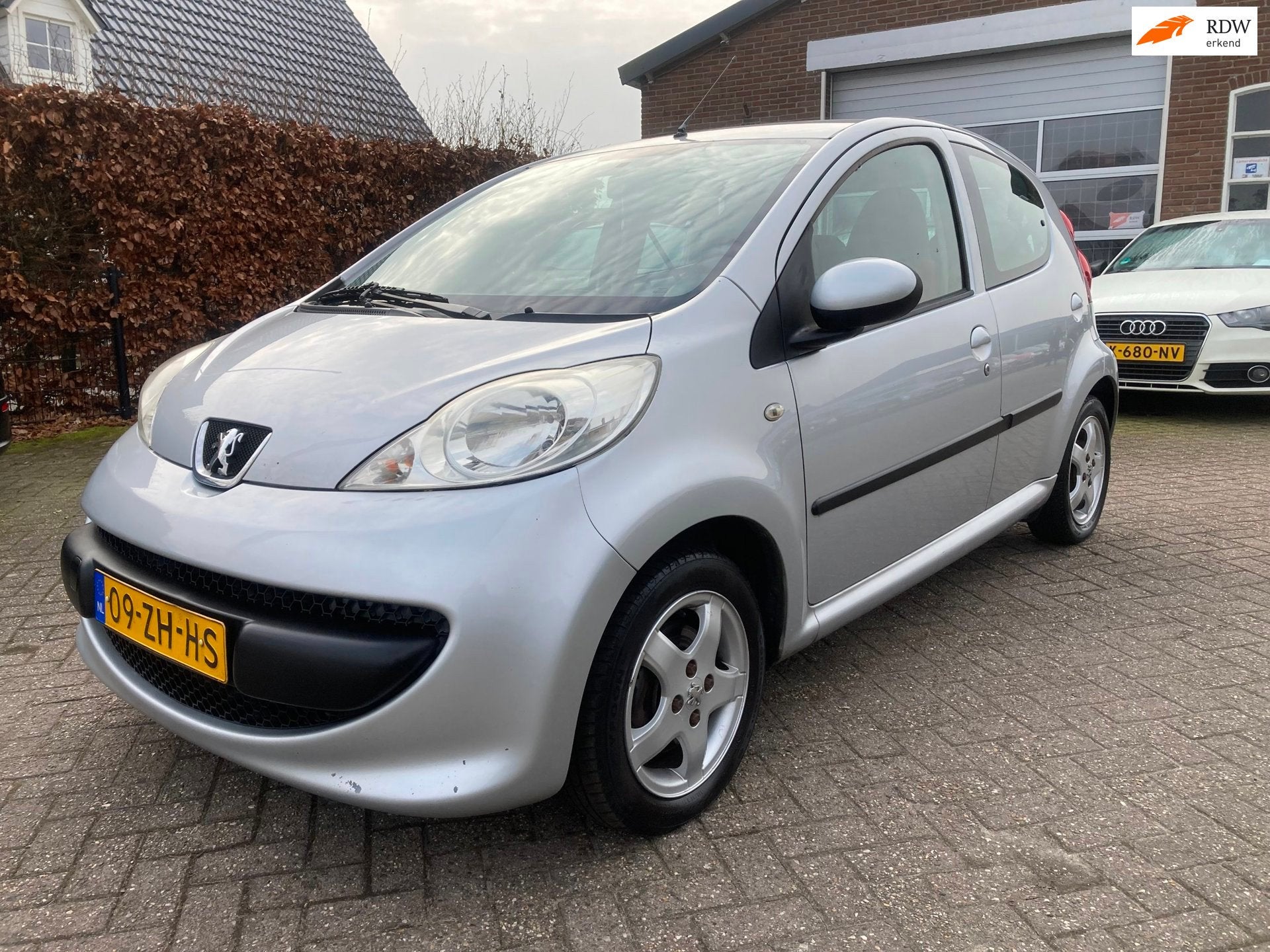 Peugeot 107 1.0-12V XS Urban Move Bj 2008, Airco, Elektrisch, Voorwielaandrijving, Stof, Gebruikt, 4 stoelen