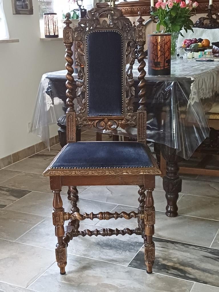 antieke Mechelse stoelen, Ophalen