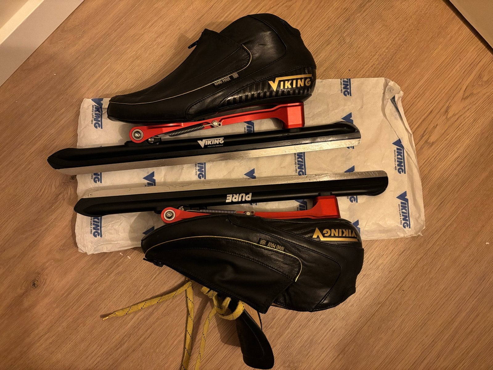 Viking Gold 5.1 XBR Klapschaatsen - Maat 43, Ophalen of Verzenden, Zo goed als nieuw, Noren, Viking