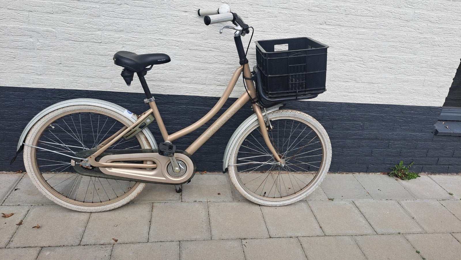 Mooie Volare fiets met mandje - Zo goed als nieuw, Overige merken, Terugtraprem, Ophalen of Verzenden, Minder dan 16 inch