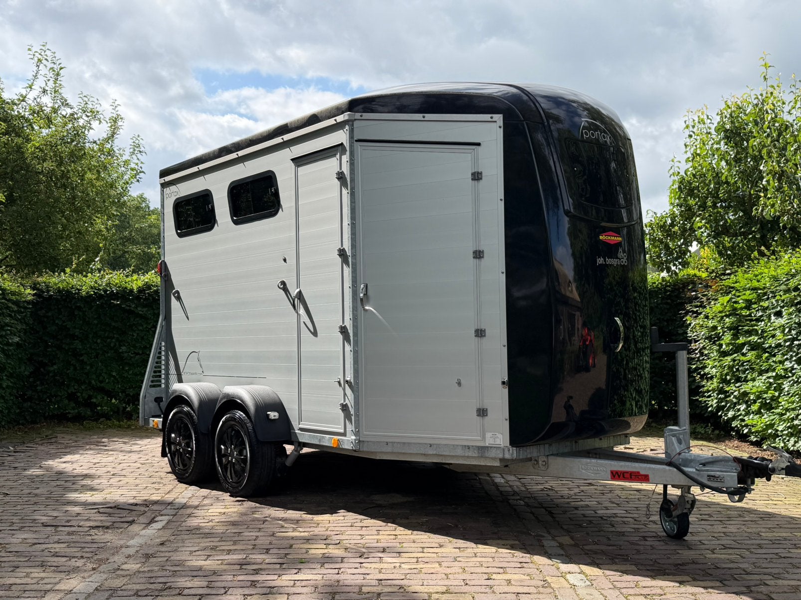 Nieuwstaat 2 paards Bockmann portax LSR extreem ruim!!
