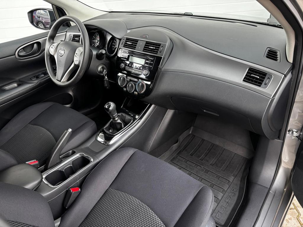 Nissan Pulsar 1.2 DIG-T Visia Airco Trekhaak Cruise control, Voorwielaandrijving, Stof, Gebruikt, 4 cilinders