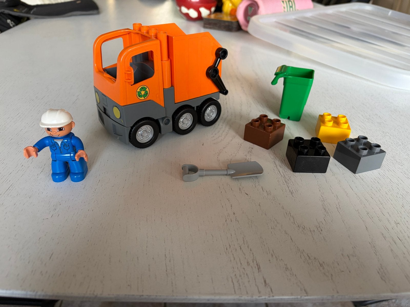 Duplo Ville Vuilnisophaaldienst 5637 - Compleet & Goede Staa, Overige thema's, Ophalen of Verzenden, Zo goed als nieuw, Compleet